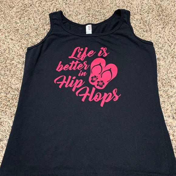 Life is better in Flip Flops Tank - Picture 2 of 5